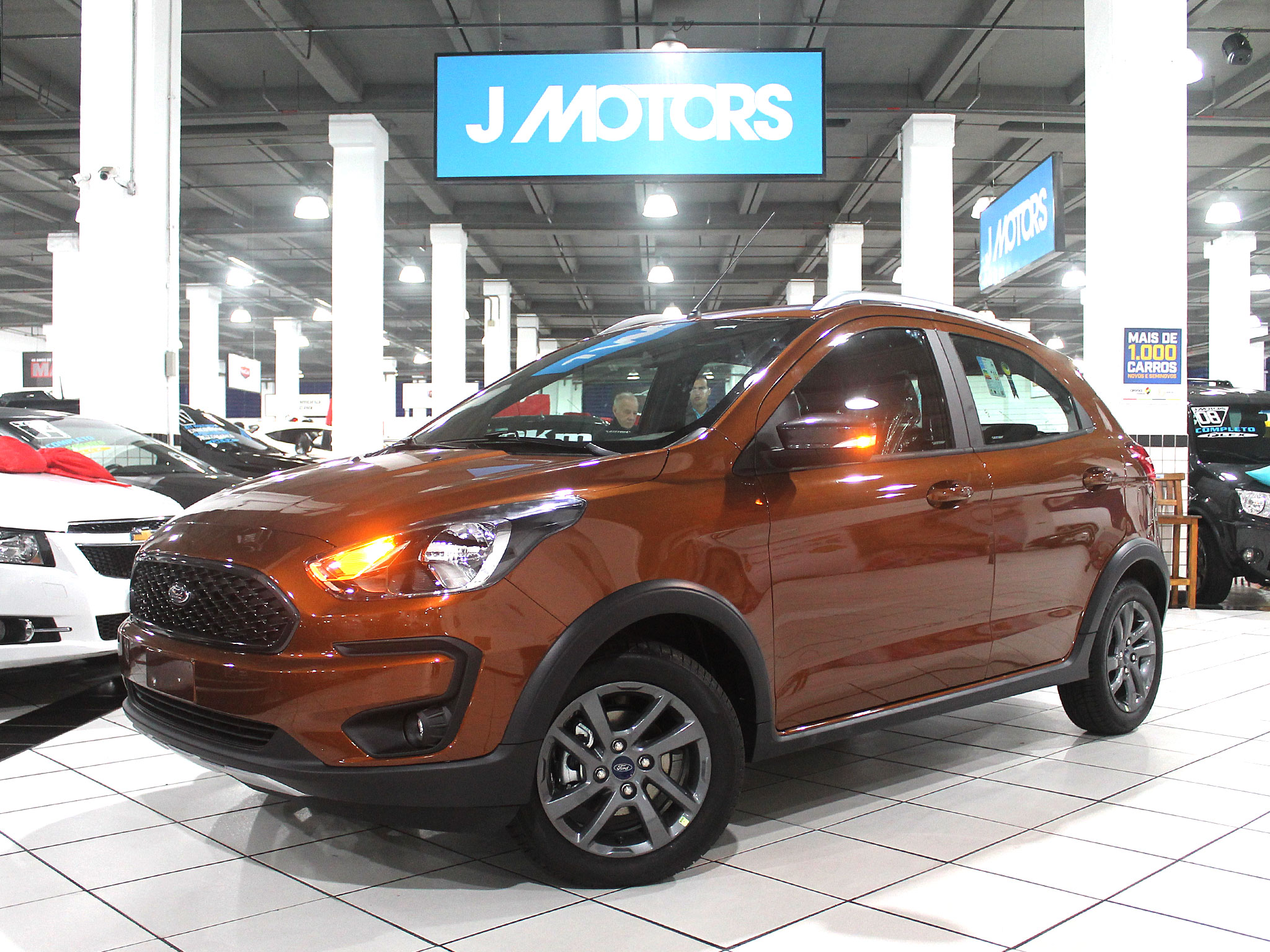 Seu Ford Ka Freestyle Marrom Trancoso Esta Na J Motors